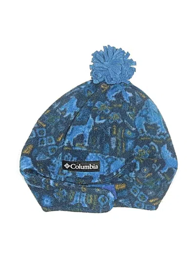 Pre-owned Columbia Kids' Winter Hat In Blue
