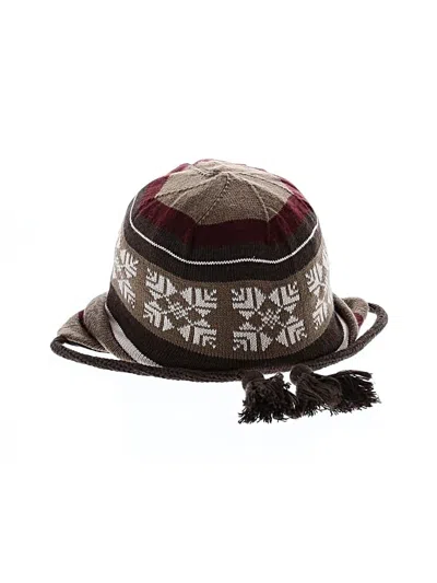 Pre-owned Columbia Winter Hat In Brown