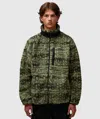 Columbia Winter Pass Printed Fleece Ii Jacket In Greenscape Stip