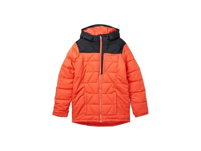 Columbia Winter Powdertm Iii Quilted Jacket (little Kid/big Kid) Boy's Clothing Zing/black : Lg (14-16 Big Ki In Orange