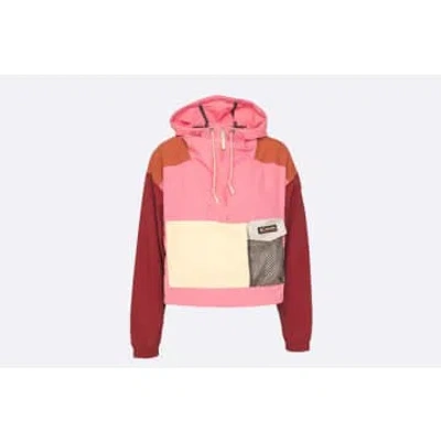 Columbia Wmns Painted Peak Cropped Wind Jacket Pink Agave