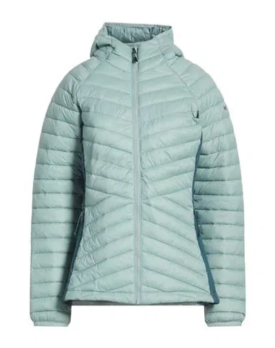 Columbia Woman Puffer Light Green Size M Recycled Nylon