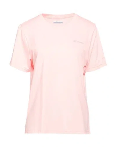 Columbia Woman T-shirt Pink Size M Polyester, Elastane