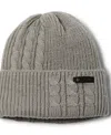 Columbia Women's Agate Pass Cable Beanie Hat In Gray