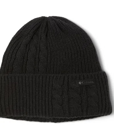 Columbia Women's Agate Pass Cable Beanie Hat In Black