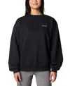 Columbia Plus Size Aldermore Crewneck Sweatshirt In Black