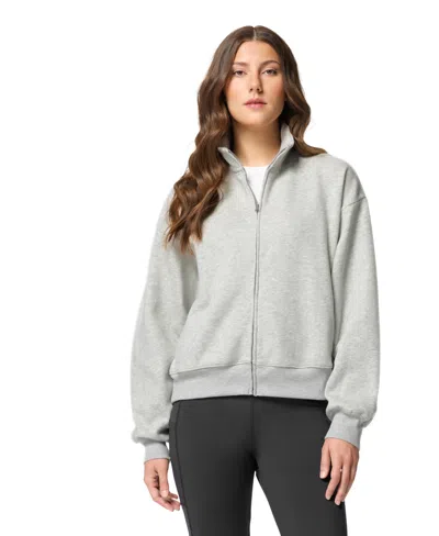 Columbia Women's Aldermore Full Zip Fleece Top In Gray