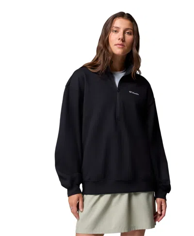 Columbia Women's Aldermore Half Zip Top In Black