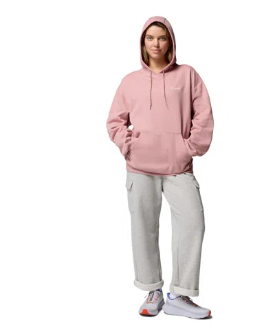 Columbia Women's Aldermore Long Sleeve Hoodie Top In Pink