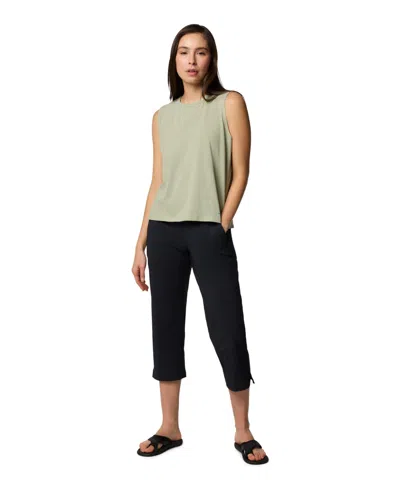 Columbia Women's All Seasons Regular Fit Capri Pants In Black