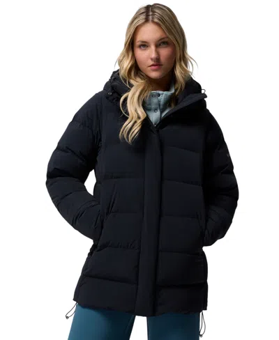 Columbia Women's Amaze Puff Hooded Down Jacket In Black