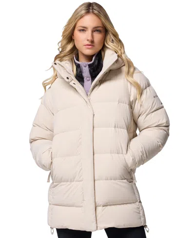 Columbia Women's Amaze Puff Hooded Down Jacket In Neutral