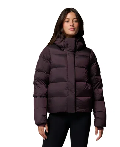 Columbia Women's Amaze Puffer Hooded Jacket In Purple