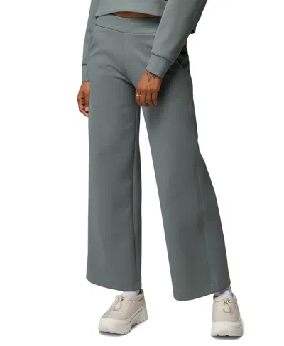 Columbia Women's Amazesweats Heavyweight Pull-on Wide-leg Pants In Gray