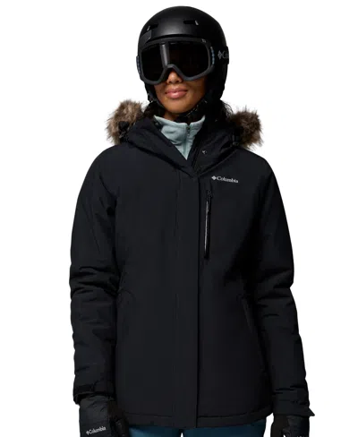 Columbia Women's Ava Alpine Ii Insulated Hooded Jacket In Black