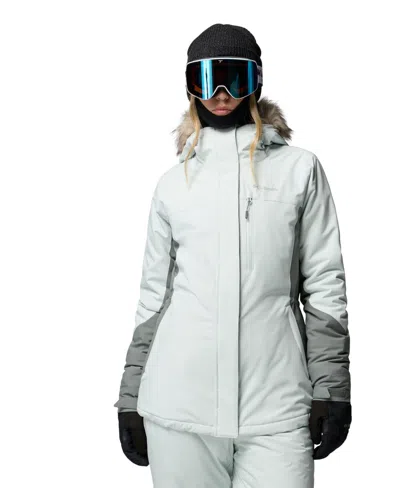 Columbia Women's Ava Alpine Ii Insulated Hooded Jacket In White