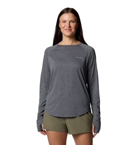 Columbia Women's Bogata Bay Long Sleeve Top In Gray