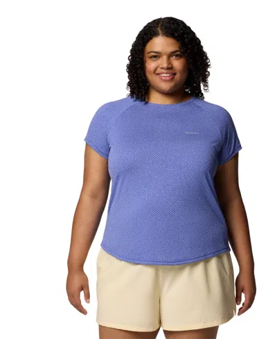 Columbia Women's Bogata Bay Short-sleeve T-shirt Xs-3x In Clematis Blue