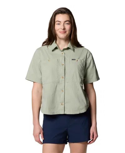 Columbia Women's Brea Falls Short-sleeve Shirt In Brown