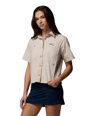 Columbia Women's Brea Falls Short-sleeve Shirt In Gray