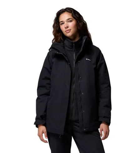 Columbia Women's Bugaboo Iv 3-in-1 Hooded Short Jacket In Blue