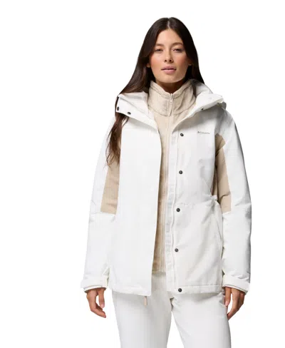 Columbia Women's Bugaboo Iv 3-in-1 Hooded Short Jacket In White