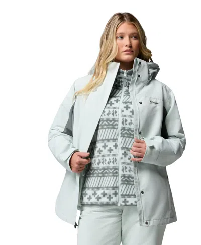 Columbia Women's Bugaboo Iv 3-in-1 Hooded Short Jacket In Blue