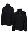 Columbia Women's  Black Chicago Bulls Benton Springs Raglan Full-zip Jacket In Black