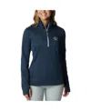 Columbia Women's  Navy Dallas Cowboys Park View Omni-wick Half-zip Top In Navy