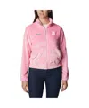 Columbia Women's  Pink New York Rangers Fire Side Full-zip Jacket In Pink