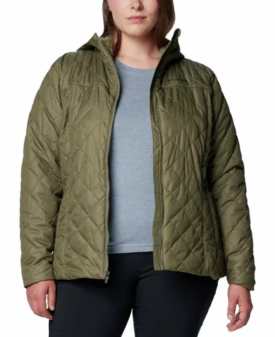 Columbia Plus Copper Crest Ii Hooded Jacket In Black