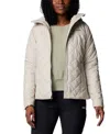 Columbia Women's Copper Crest Ii Quilted Hooded Jacket In Neutral