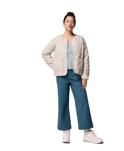 Columbia Women's Crest Collarless Jacket In Gray