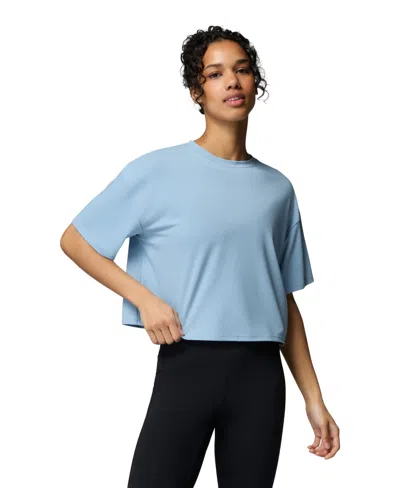 Columbia Women's Crewneck Short-sleeve Top In Blue