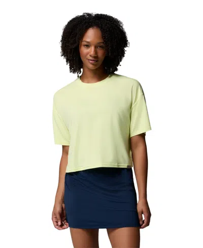 Columbia Women's Crewneck Short-sleeve Top In Green