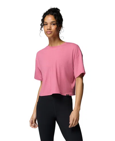 Columbia Women's Crewneck Short-sleeve Top In Pink