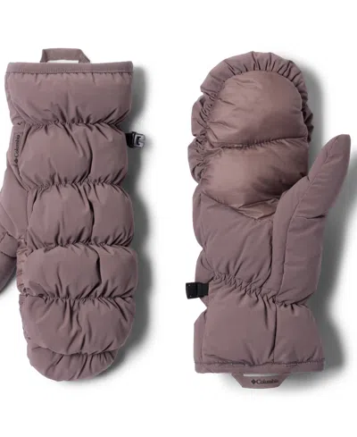 Columbia Women's Csc Luxe Omni-shield Water-resistant Fleece-lined Mittens In Red