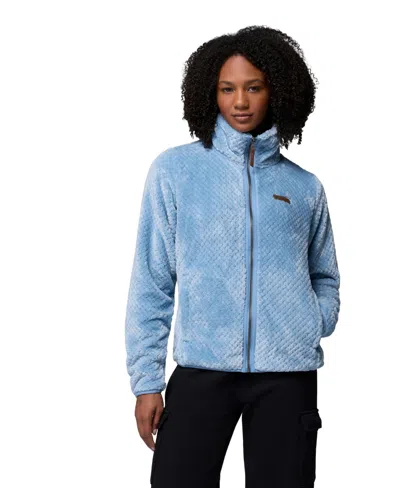Columbia Women's Fire Side Ii High-pile-fleece Jacket In Blue