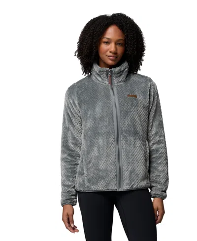 Columbia Women's Fire Side Ii High-pile-fleece Jacket In Black
