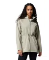 Columbia Women's Lillian Ridge Shell Waterproof Rain Jacket In Safari