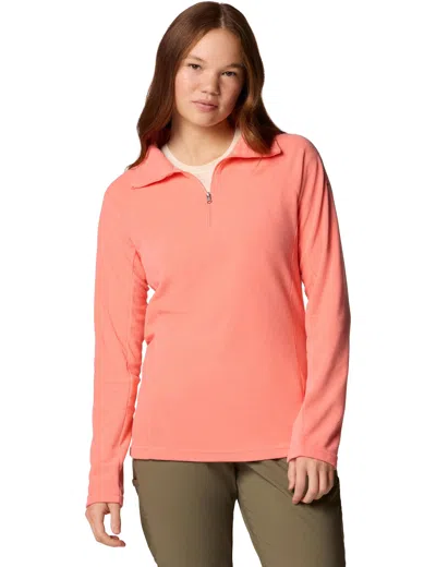 Columbia Women's Glacial Iv Half Zip Fleece In Pink