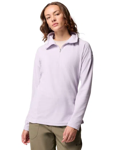 Columbia Women's Glacial Iv Half Zip Fleece In Purple