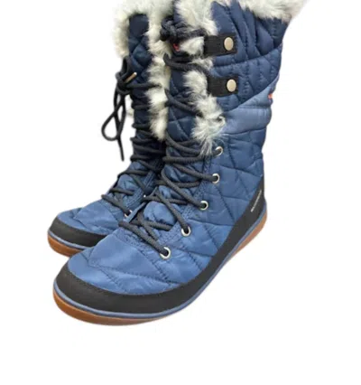 Columbia Women's Heavenly Omni-heat Winter Boot In Blue