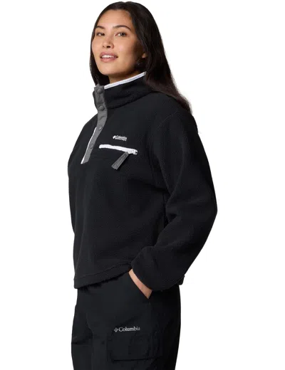 Columbia Women's Helvetia Ii Cropped Sherpa Half Snap Fleece
