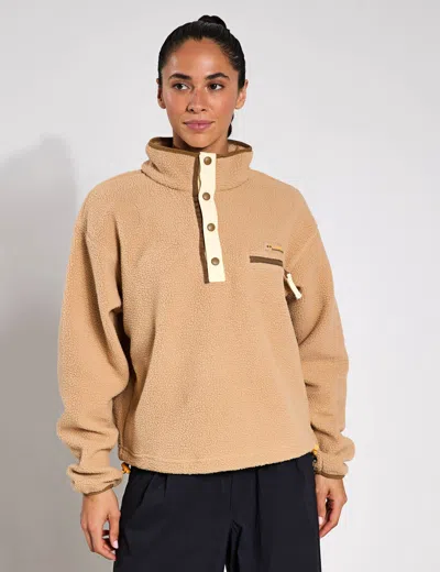 Columbia Women's Helvetia Ii Cropped Sherpa Half Snap Fleece