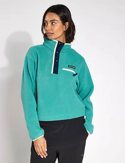 Columbia Women's Helvetia Ii Cropped Sherpa Half Snap Fleece