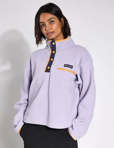 Columbia Women's Helvetia Ii Cropped Sherpa Half Snap Fleece