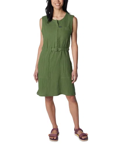 Columbia Women's Holly Hideaway Breezy Cotton Dress In Canteen