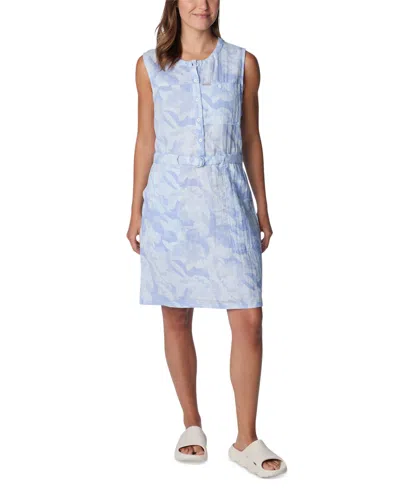 Columbia Women's Holly Hideaway Breezy Cotton Dress In Whisper Peonies