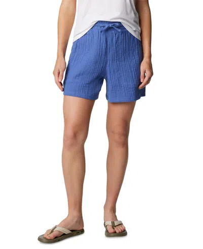 Columbia Women's Holly Hideaway Breezy Cotton Shorts In Eve